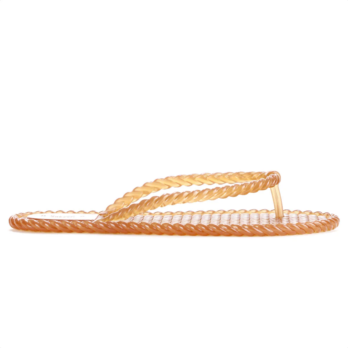 Chinelo Brizza Arezzo Tira Marrocos Translucido Marrom Caramelo - Feminino Marrom 4