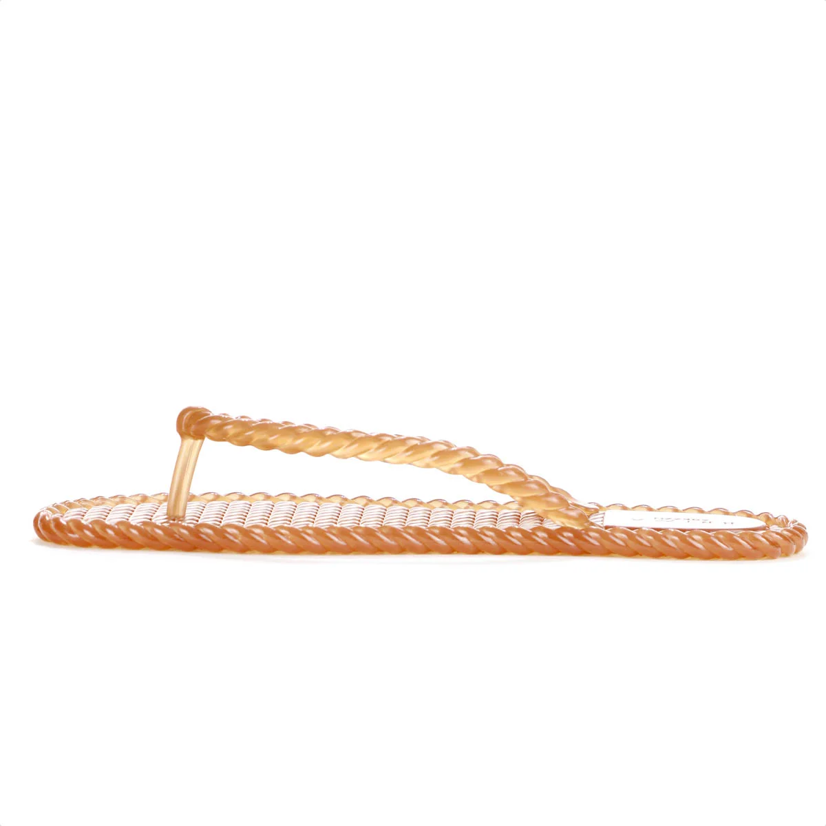 Chinelo Brizza Arezzo Tira Marrocos Translucido Marrom Caramelo - Feminino Marrom 5