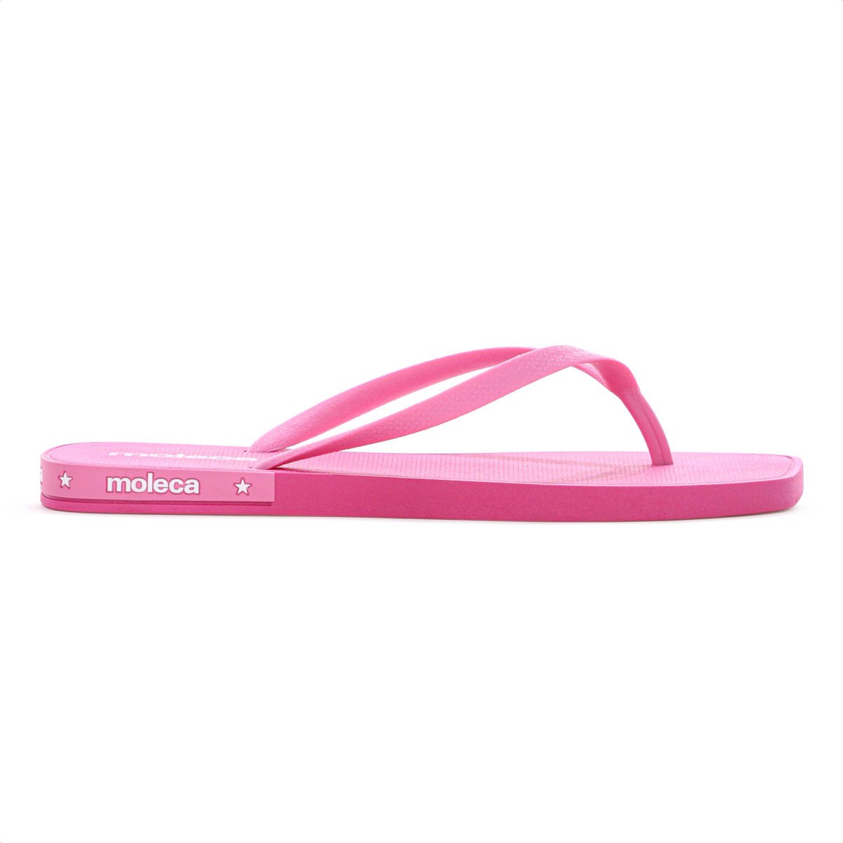 Chinelo Moleca Bico Quadrado Rosa - Feminino Rosa 3