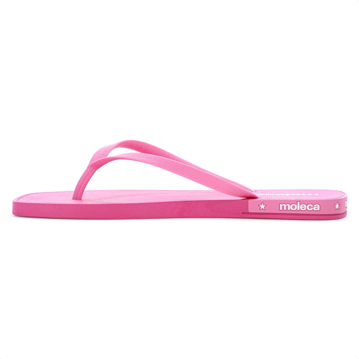 Chinelo Moleca Bico Quadrado Rosa - Feminino Rosa 4