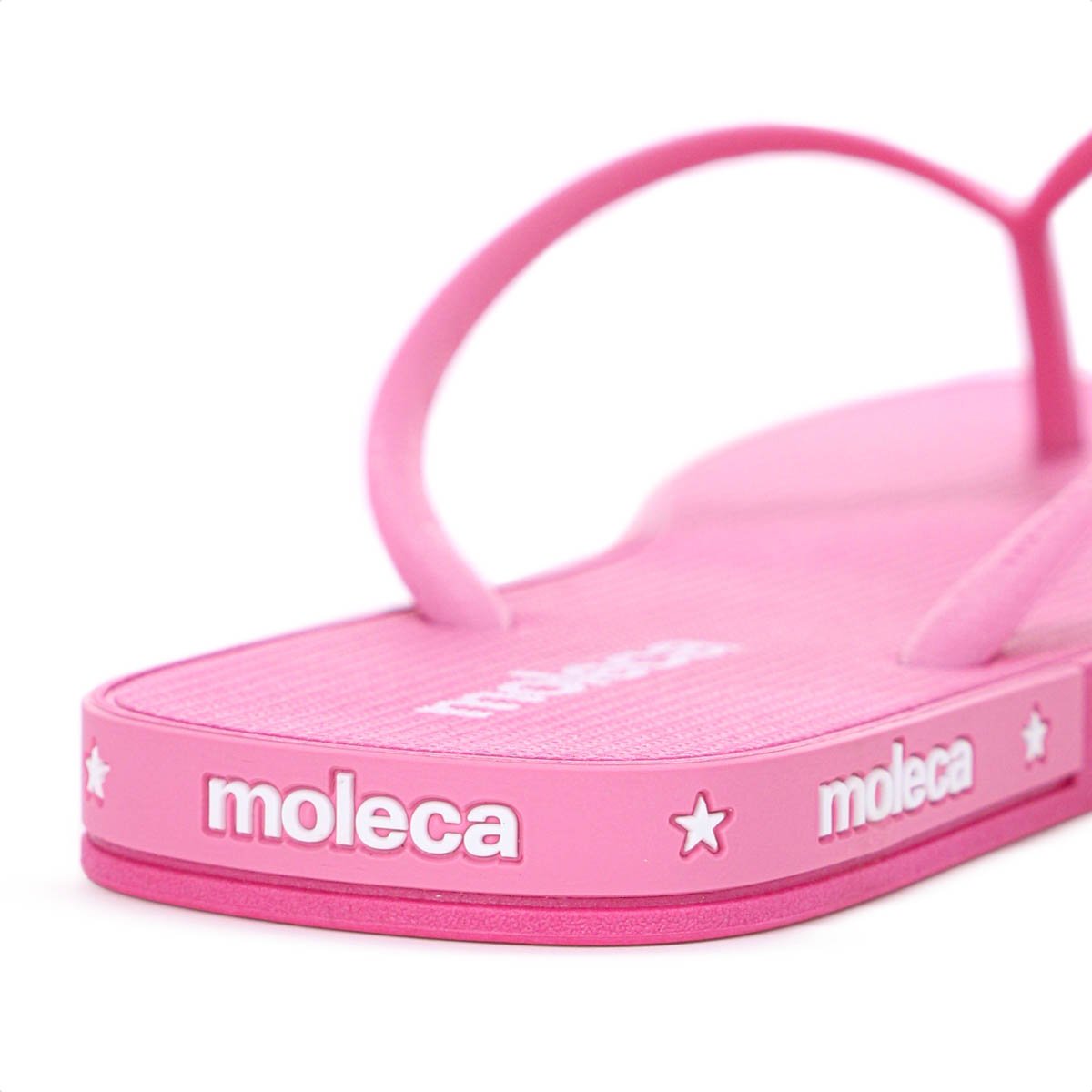 Chinelo Moleca Bico Quadrado Rosa - Feminino Rosa 8