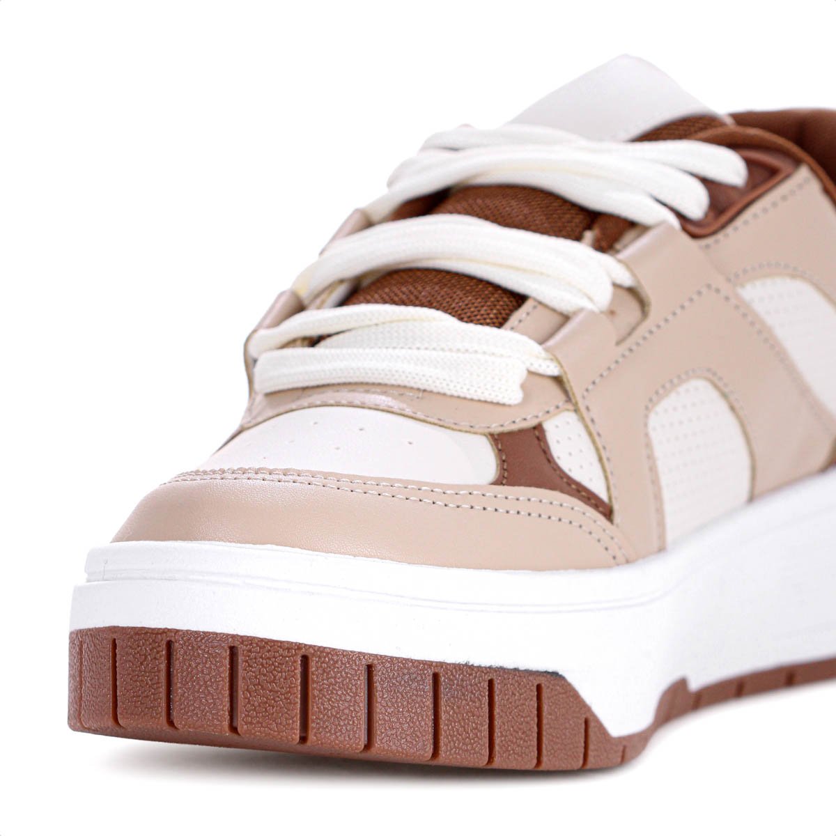 Tenis Anacapri Ivy Maxi Bege e Marrom - Feminino Bege/Marrom 5