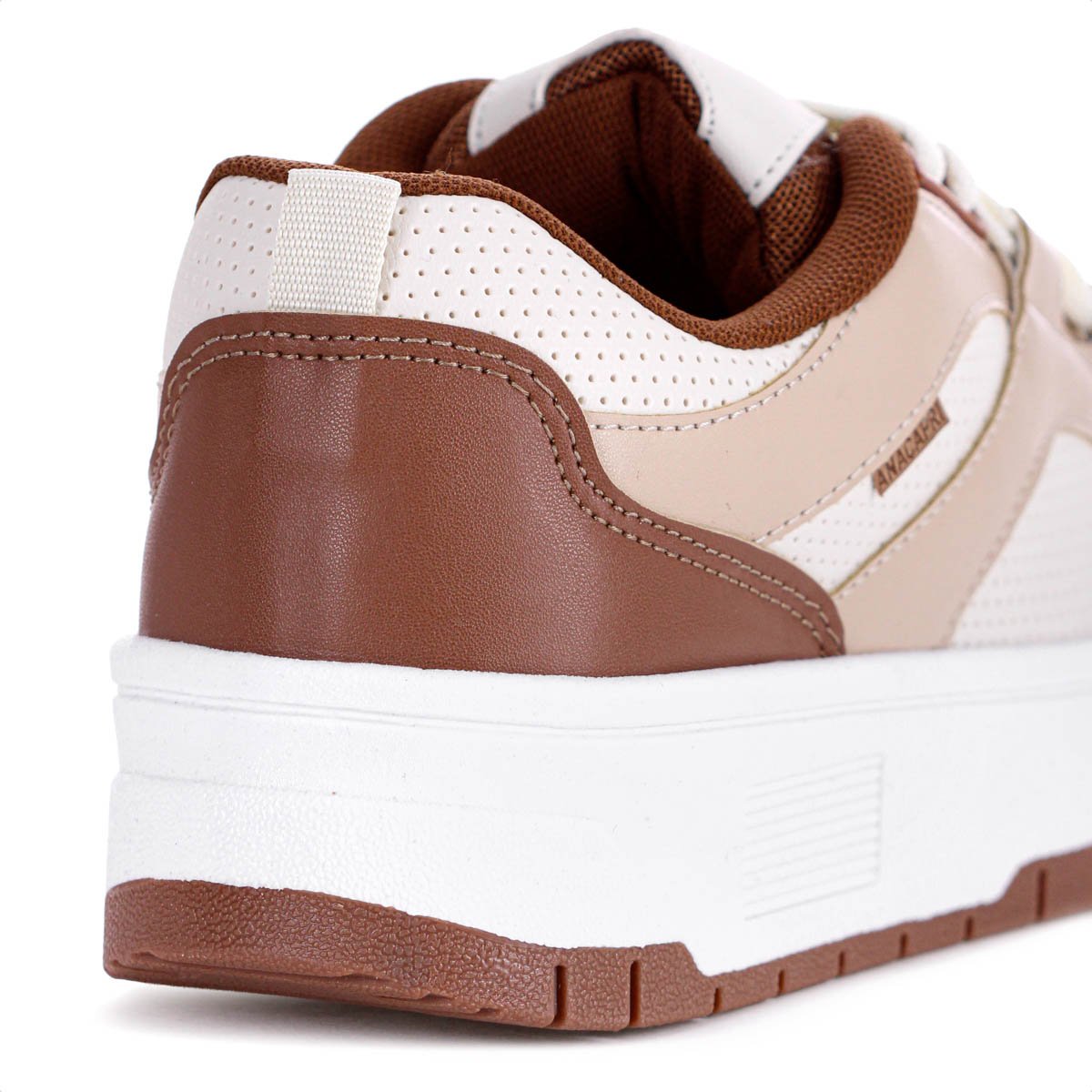 Tenis Anacapri Ivy Maxi Bege e Marrom - Feminino Bege/Marrom 6