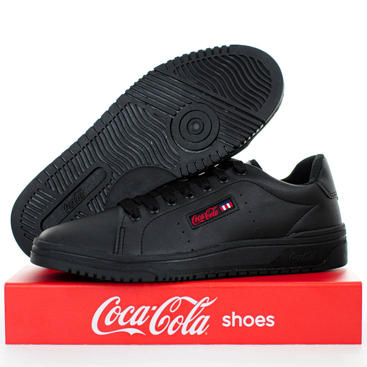 Tenis Coca Cola March Maverick All Black - Feminino Preto 9