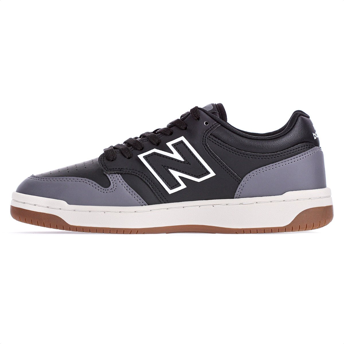 Tenis New Balance 480L Preto e Cinza - Masculino Preto/Cinza 2