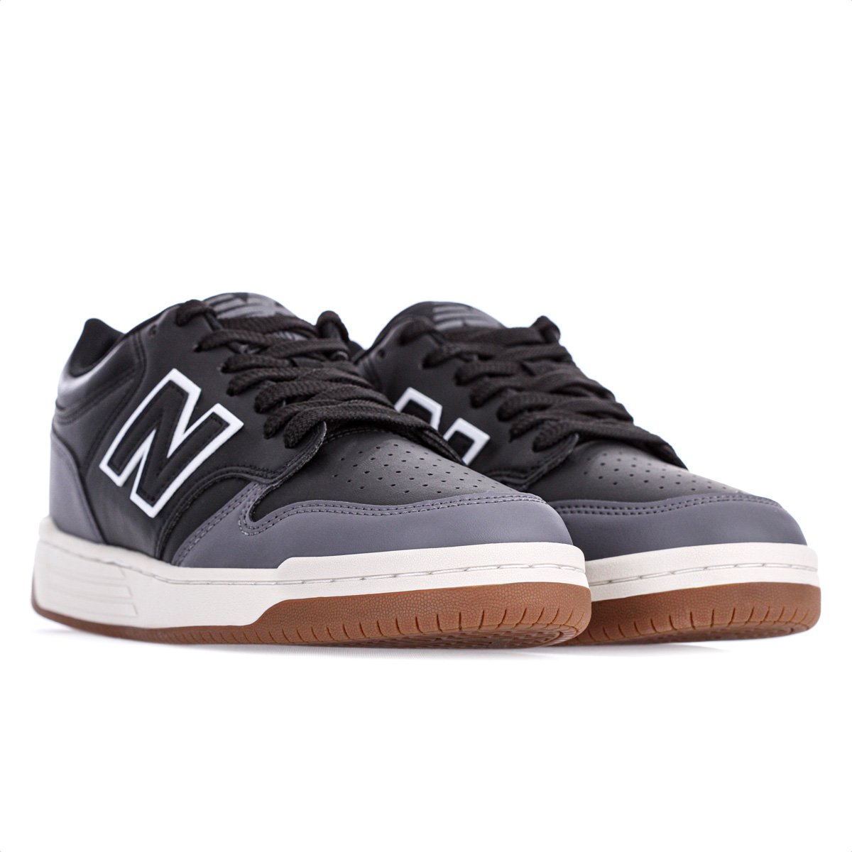 Tenis New Balance 480L Preto e Cinza - Masculino Preto/Cinza 3