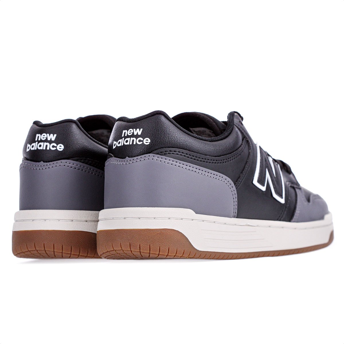 Tenis New Balance 480L Preto e Cinza - Masculino Preto/Cinza 4