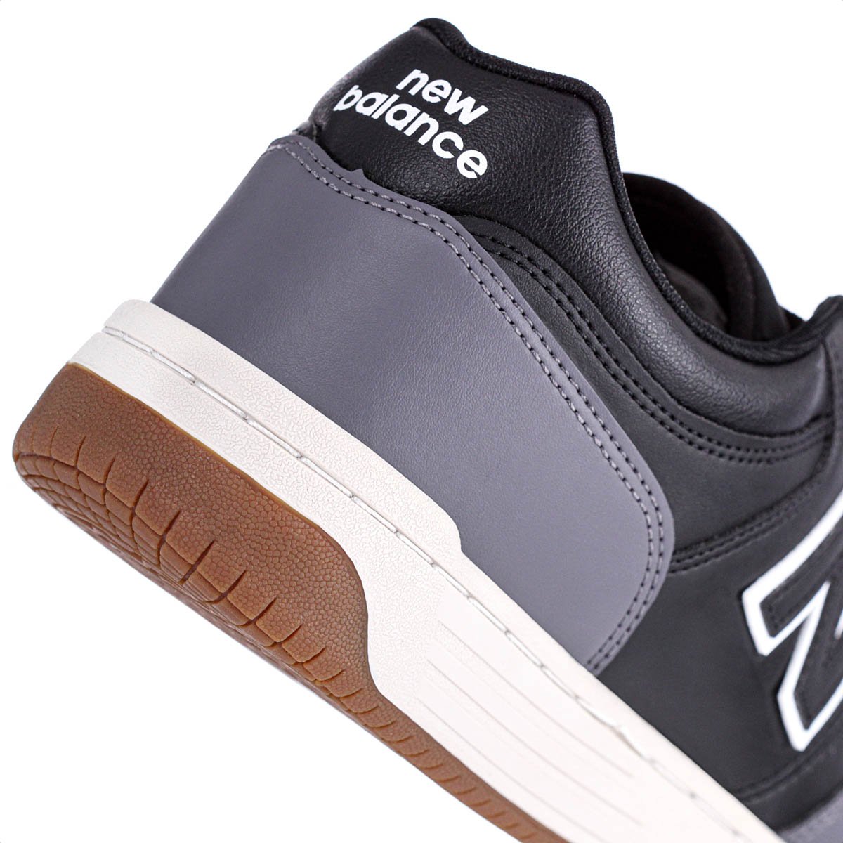 Tenis New Balance 480L Preto e Cinza - Masculino Preto/Cinza 8