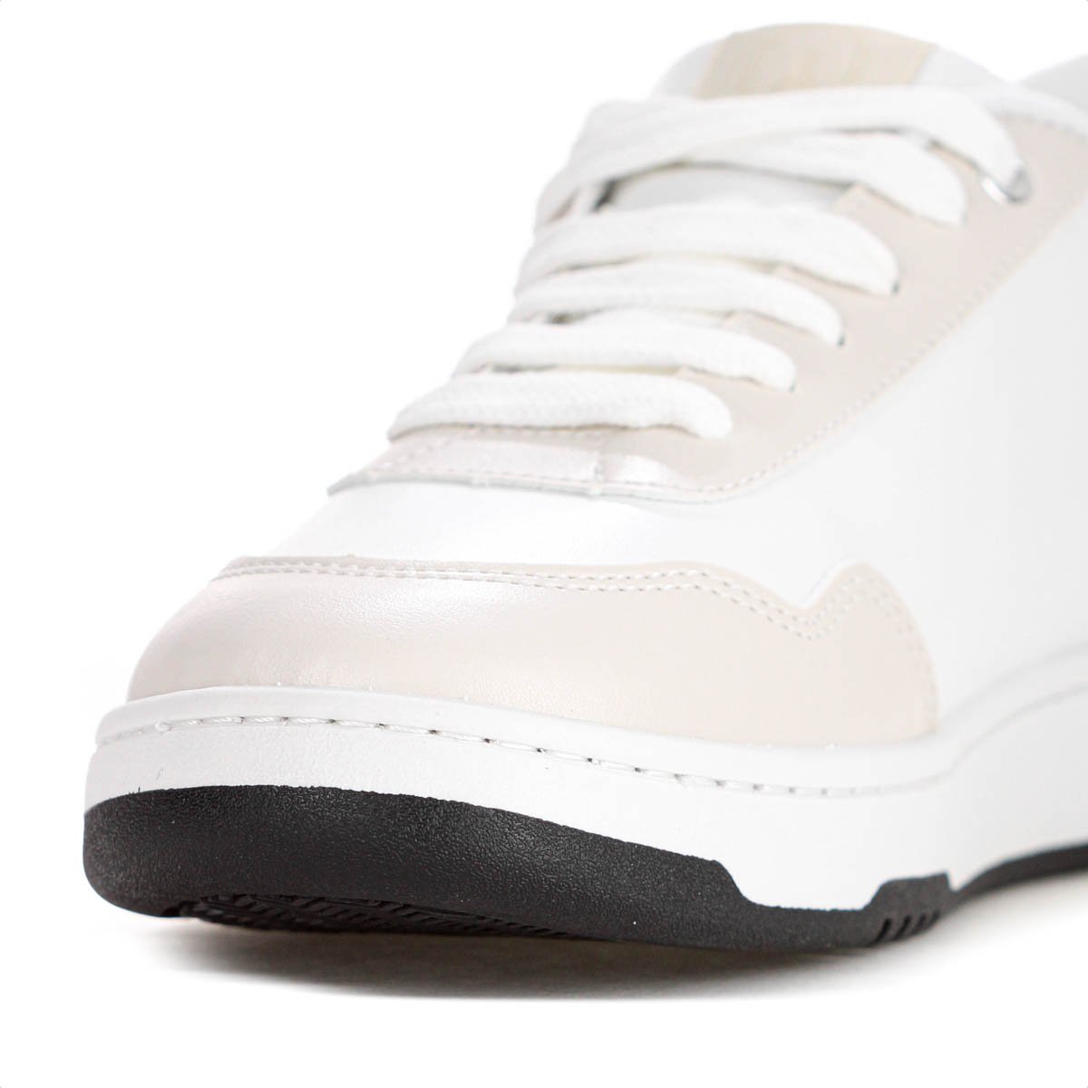 Tenis Anacapri AC1119 Virginia Fonseca Branco Prata e Creme - Feminino Branco/Bege/Prata 6
