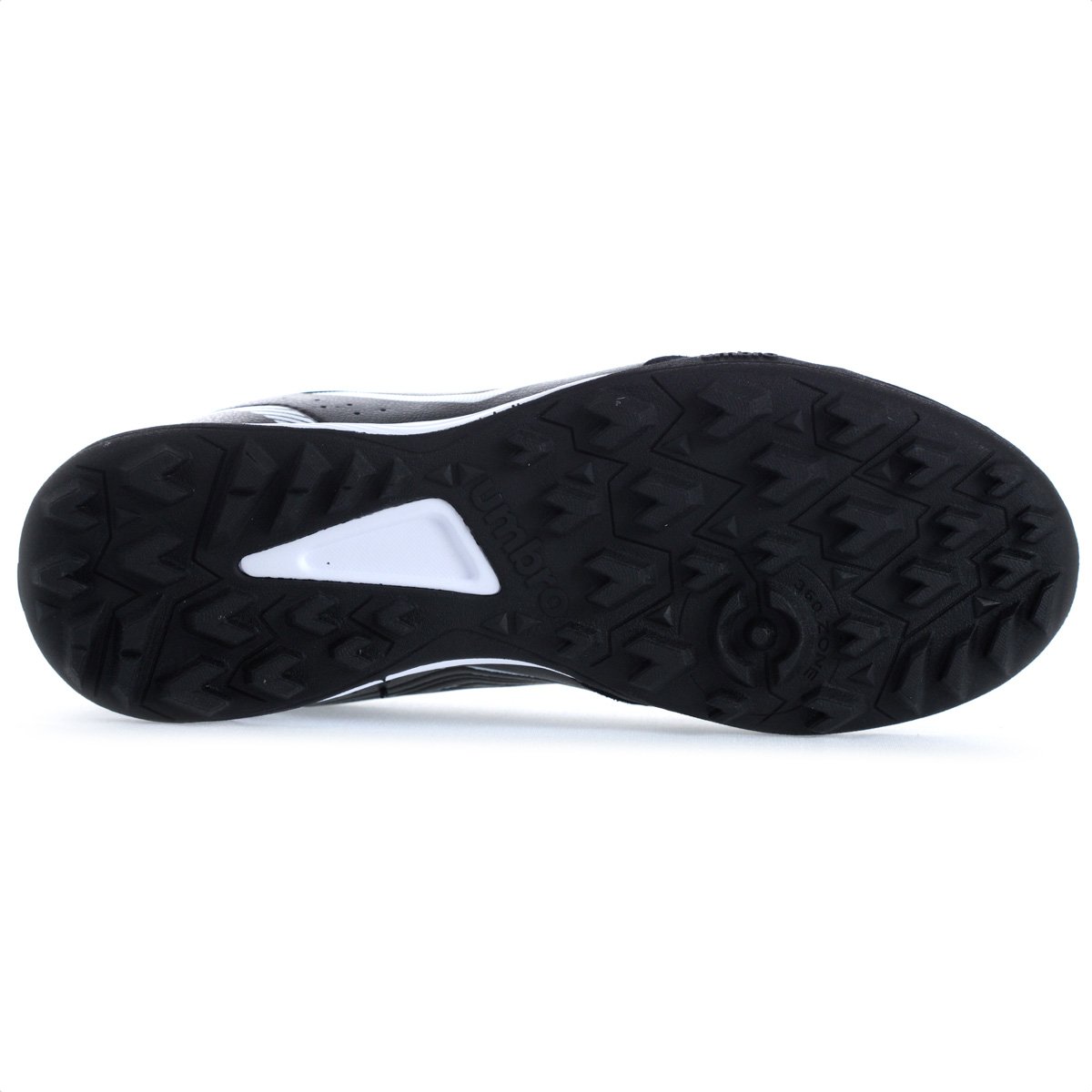 Chuteira Umbro Society X-Comfort Preto Branco e Dourado - Masculino Preto 7