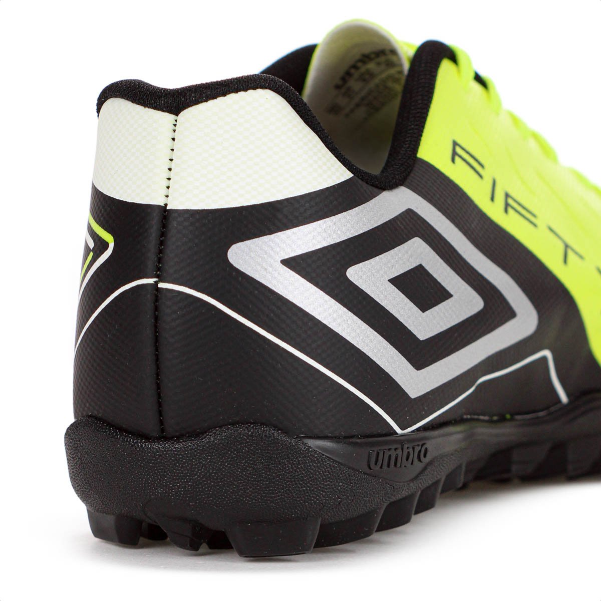 Chuteira Umbro Society Fifty Vi League Verde Limao Preto e Prata - Masculino Verde 7