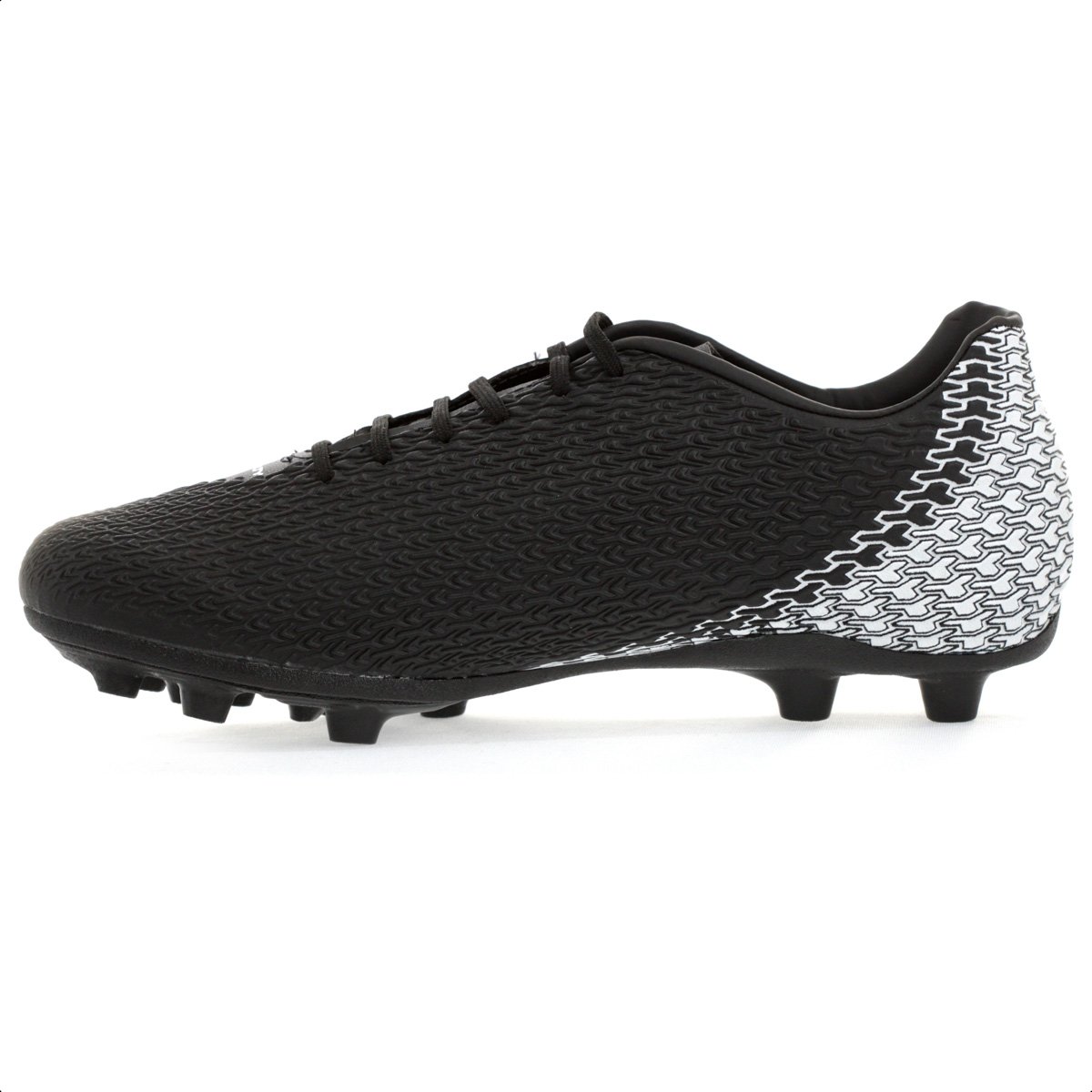 Chuteira Penalty Campo Bravo XXII Preta e Branca  Preto 2