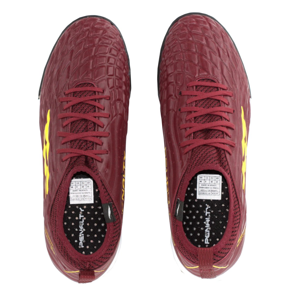 Chuteira Penalty Society Se7e Locker XXI Bordo - Masculino Bordô 3