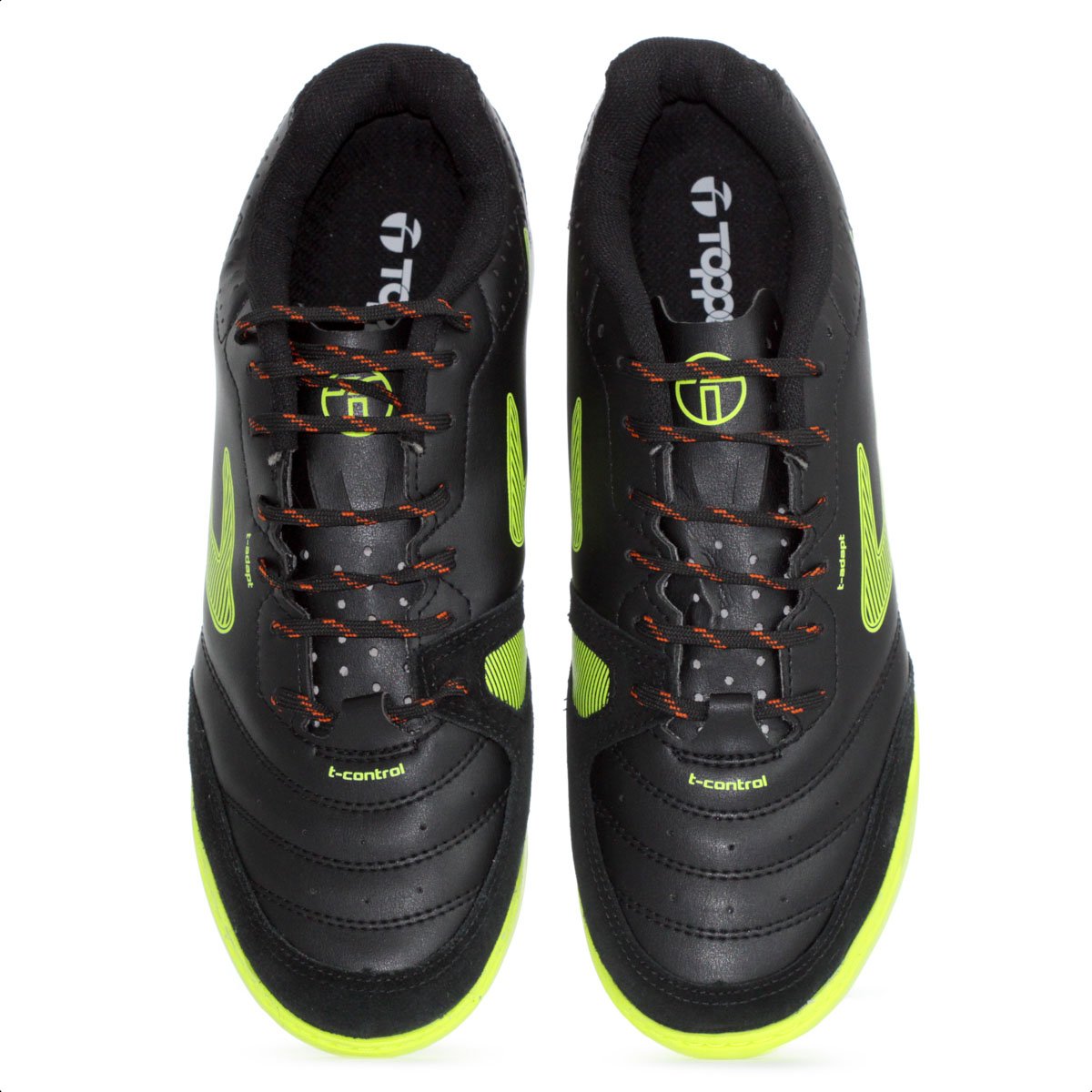 Chuteira Topper Futsal Dominator TD IV Preto e Amarelo - Masculino Preto 5