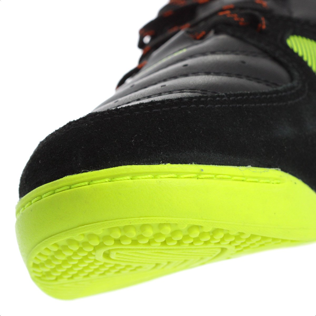 Chuteira Topper Futsal Dominator TD IV Preto e Amarelo - Masculino Preto 7