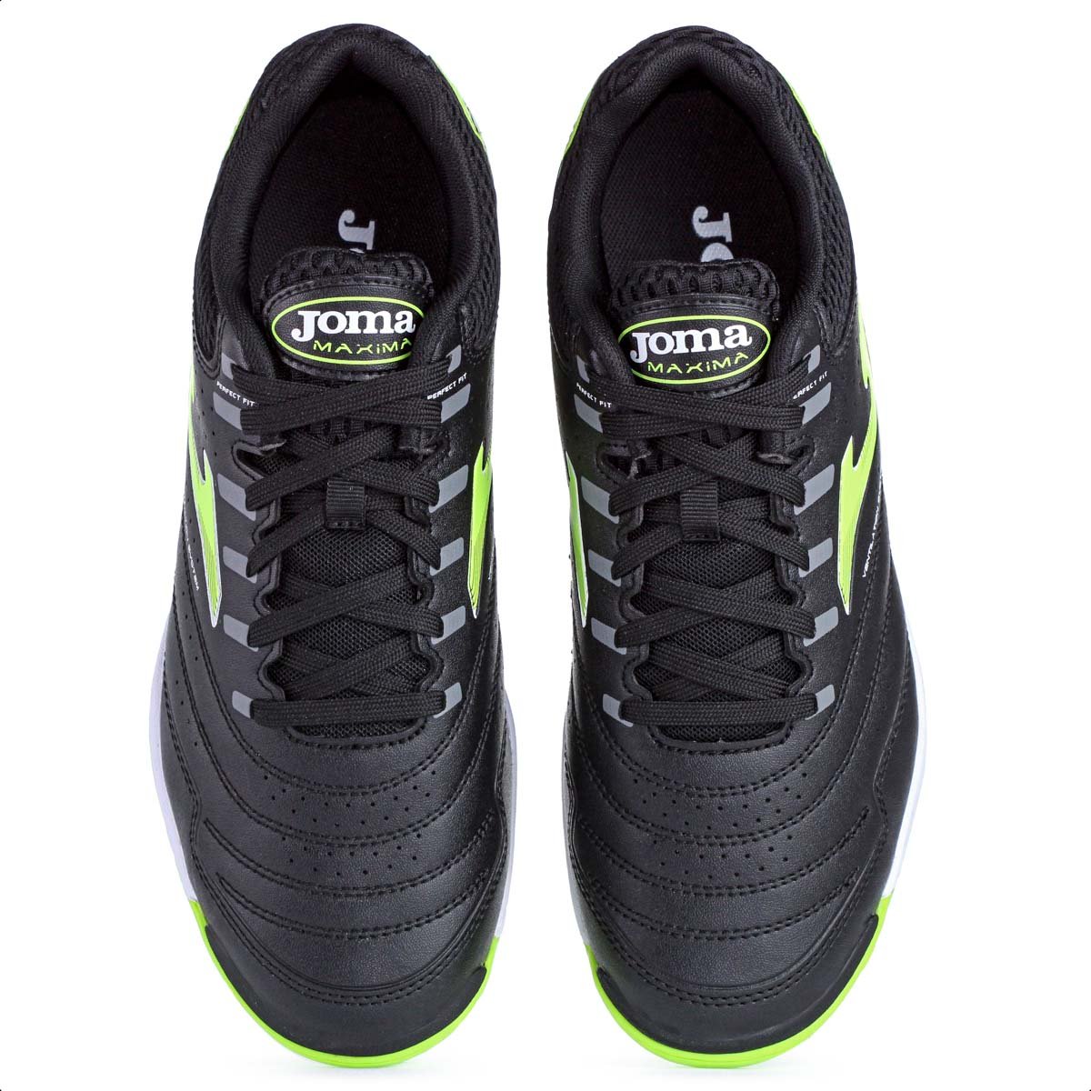 Chuteira Joma Futsal Maxima Preto e Verde - Masculino Preto/Verde 6