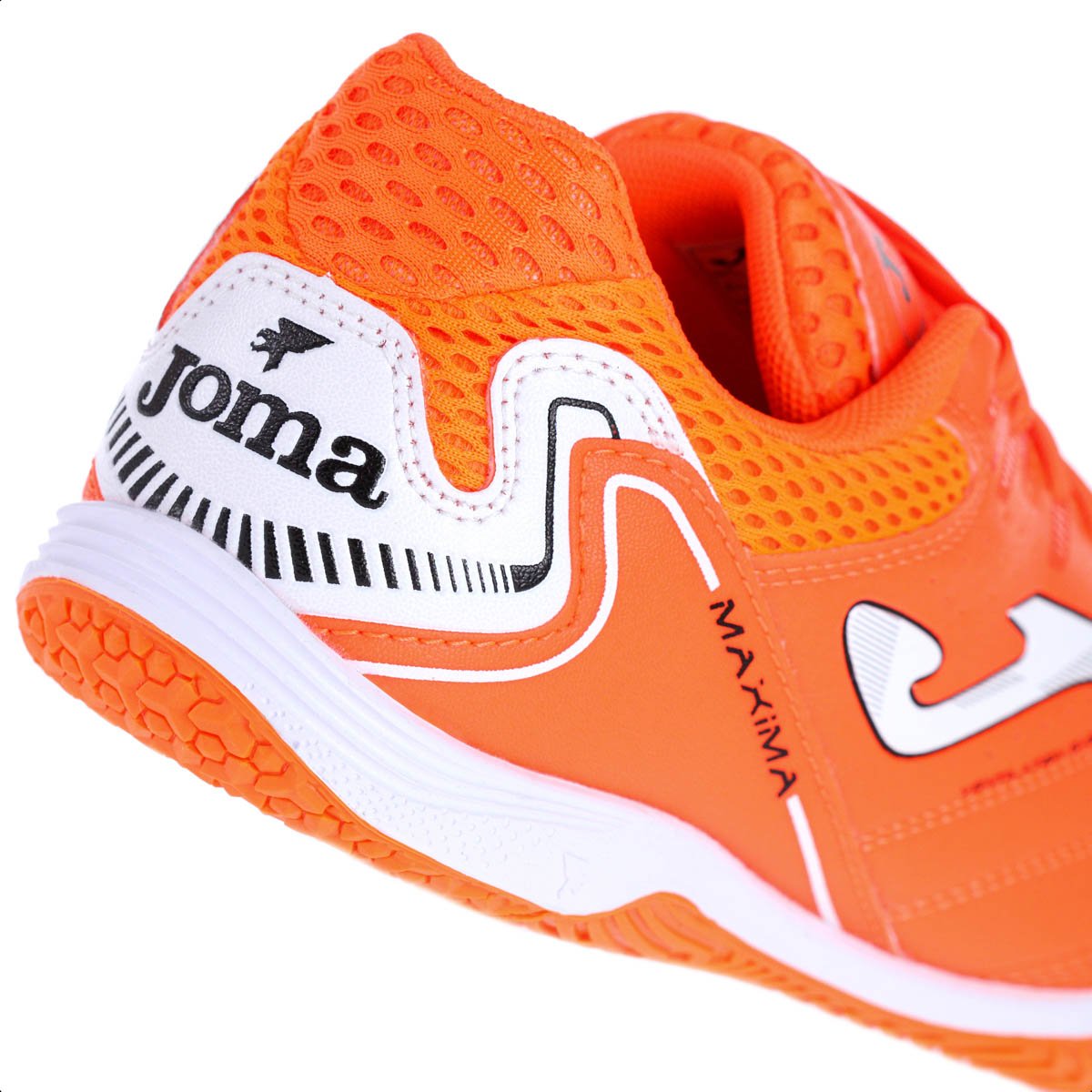 Chuteira Joma Futsal Maxima Laranja e Branco - Masculino Laranja 9