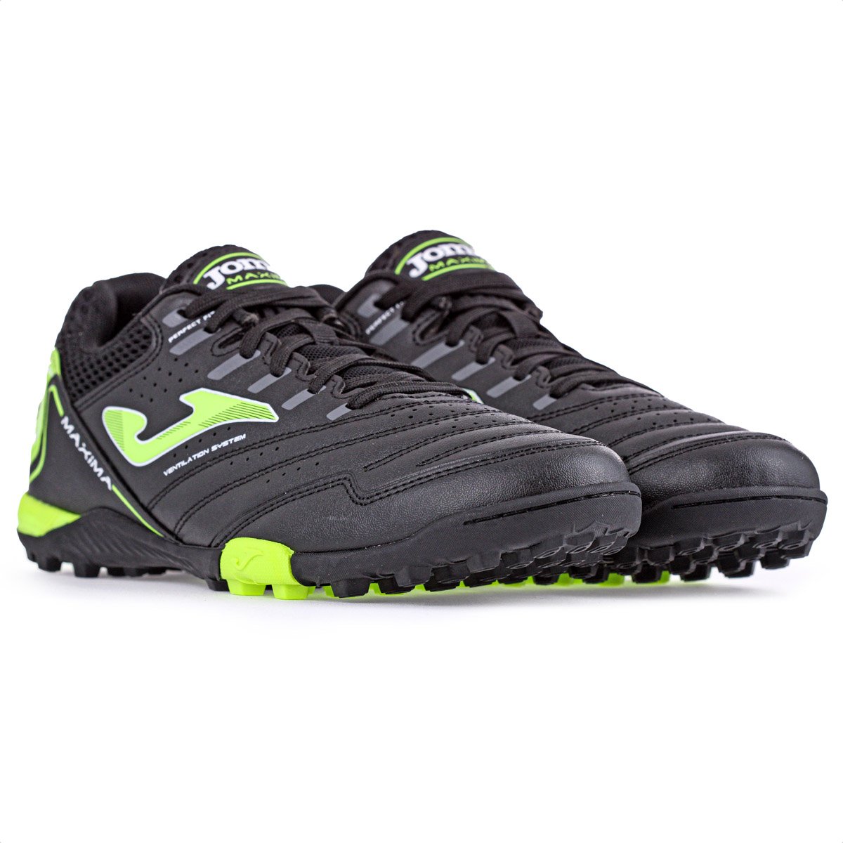 Chuteira Joma Society Maxima Preto e Verde - Masculino Preto/Verde 4