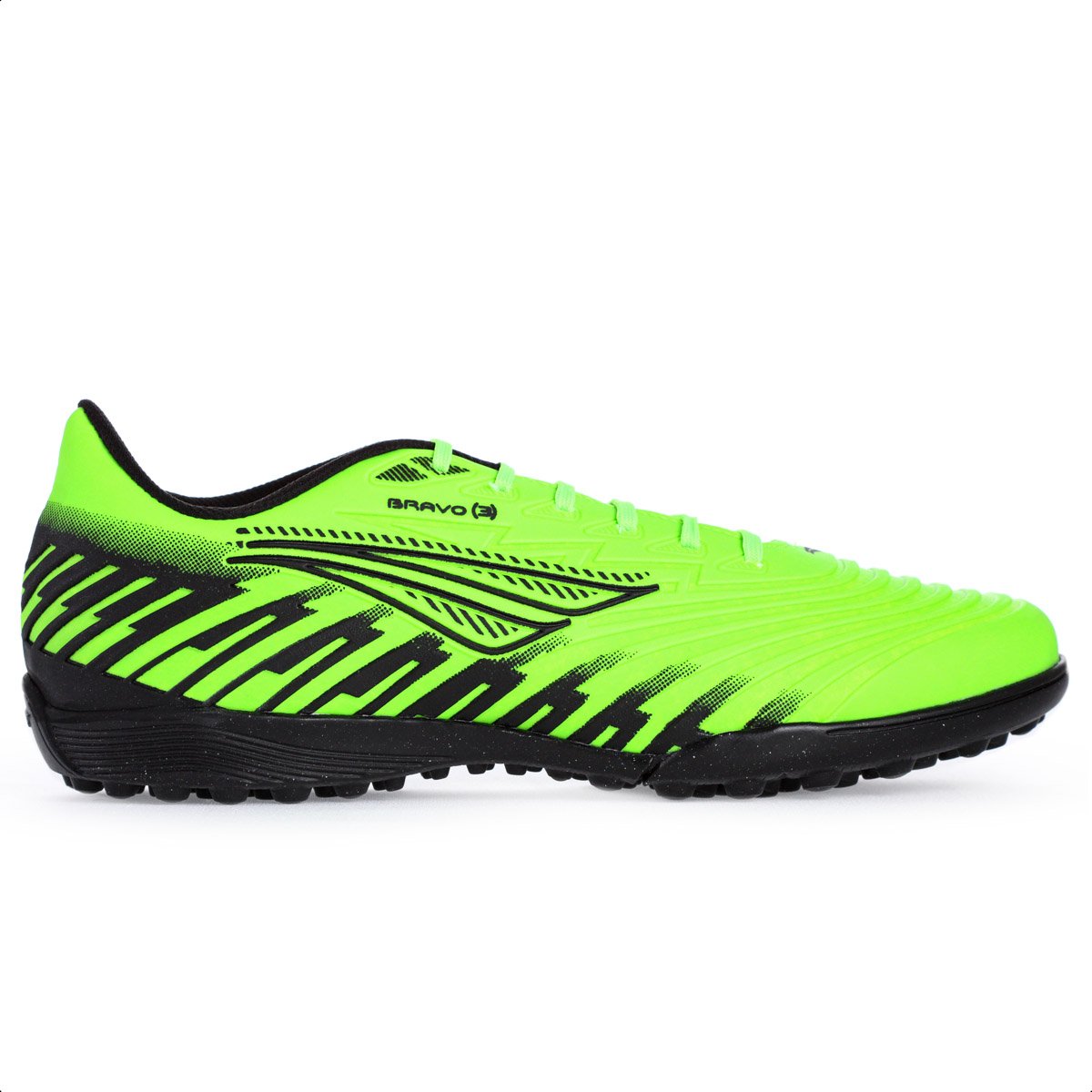 Chuteira Penalty Society Bravo Y-3 Verde Limao e Preto - Masculino
