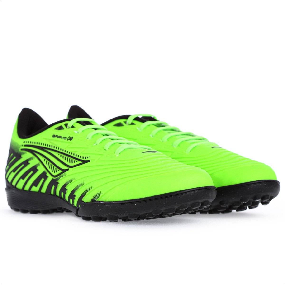 Chuteira Penalty Society Bravo Y-3 Verde Limao e Preto - Masculino Verde 3