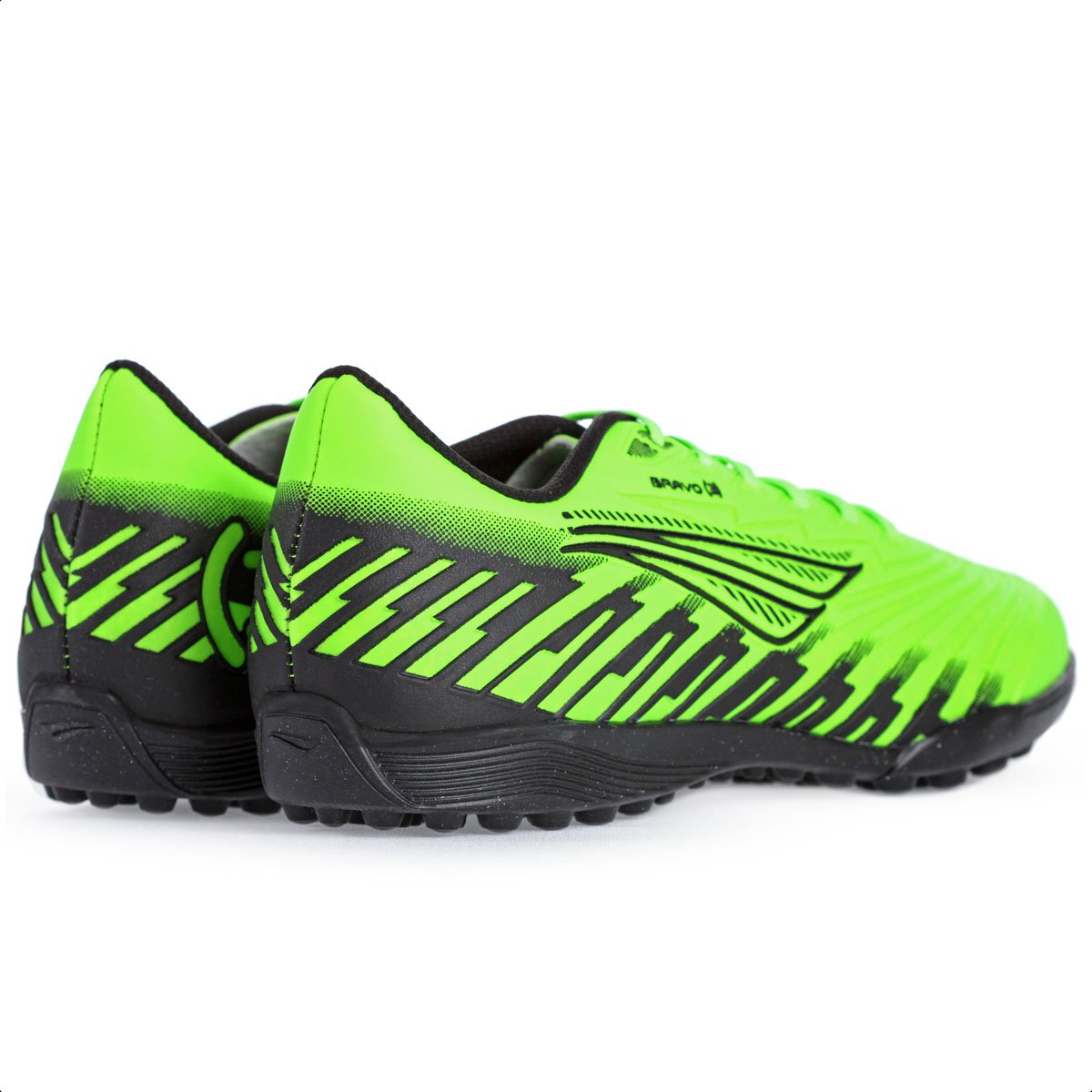 Chuteira Penalty Society Bravo Y-3 Verde Limao e Preto - Masculino Verde 4