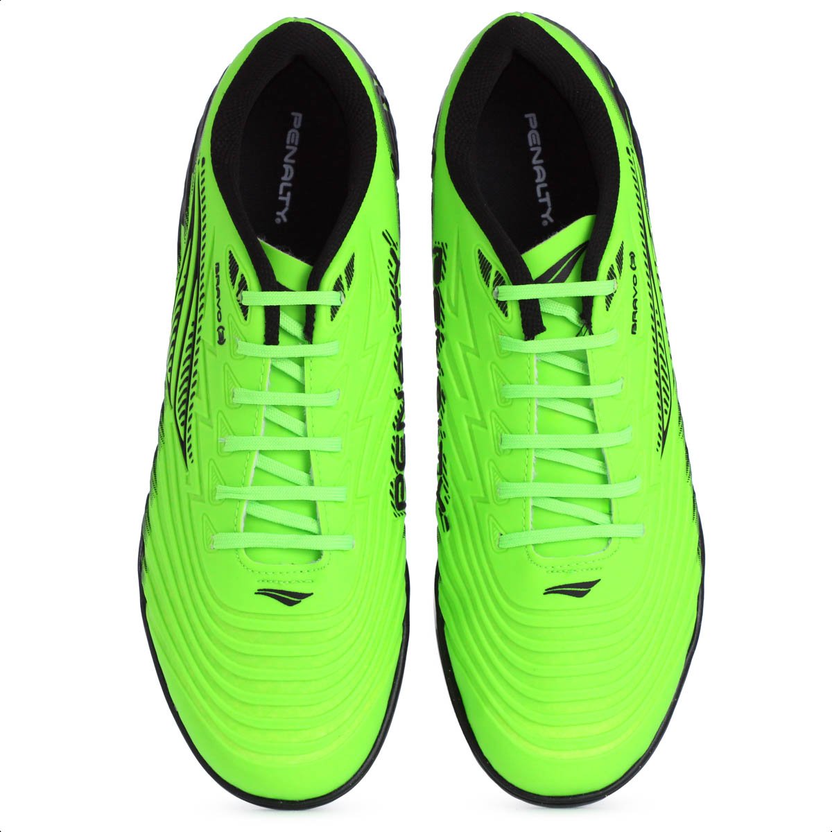 Chuteira Penalty Society Bravo Y-3 Verde Limao e Preto - Masculino Verde 5