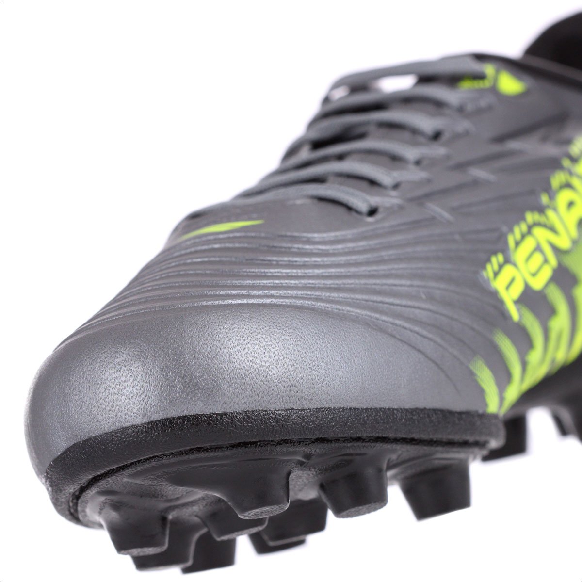 Chuteira Penalty Campo Bravo Y 3.0 Chumbo e Amarelo - Masculino  Cinza/Verde 8