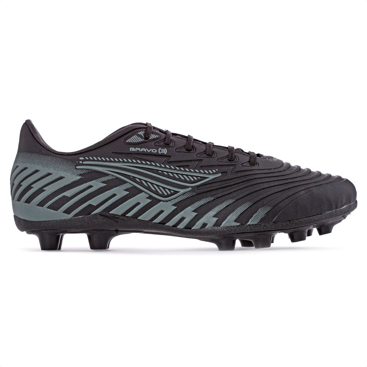 Chuteira Penalty Campo Bravo Y 3.0 Preto e Chumbo- Masculino