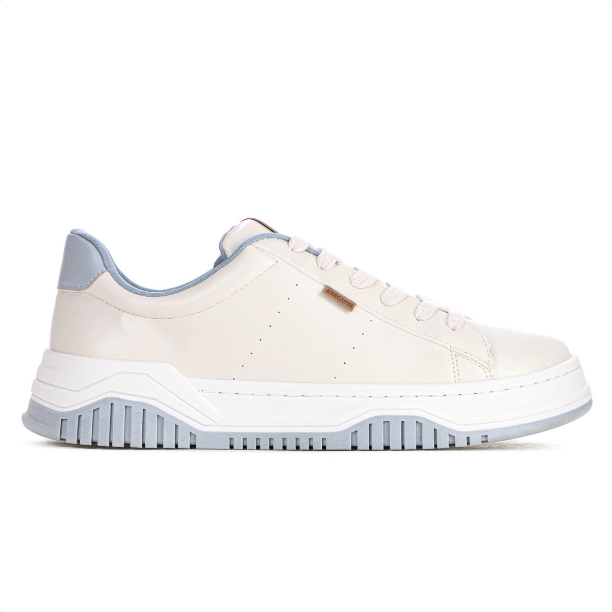 Tenis Anacapri  Alana Creme e Azul - Feminino