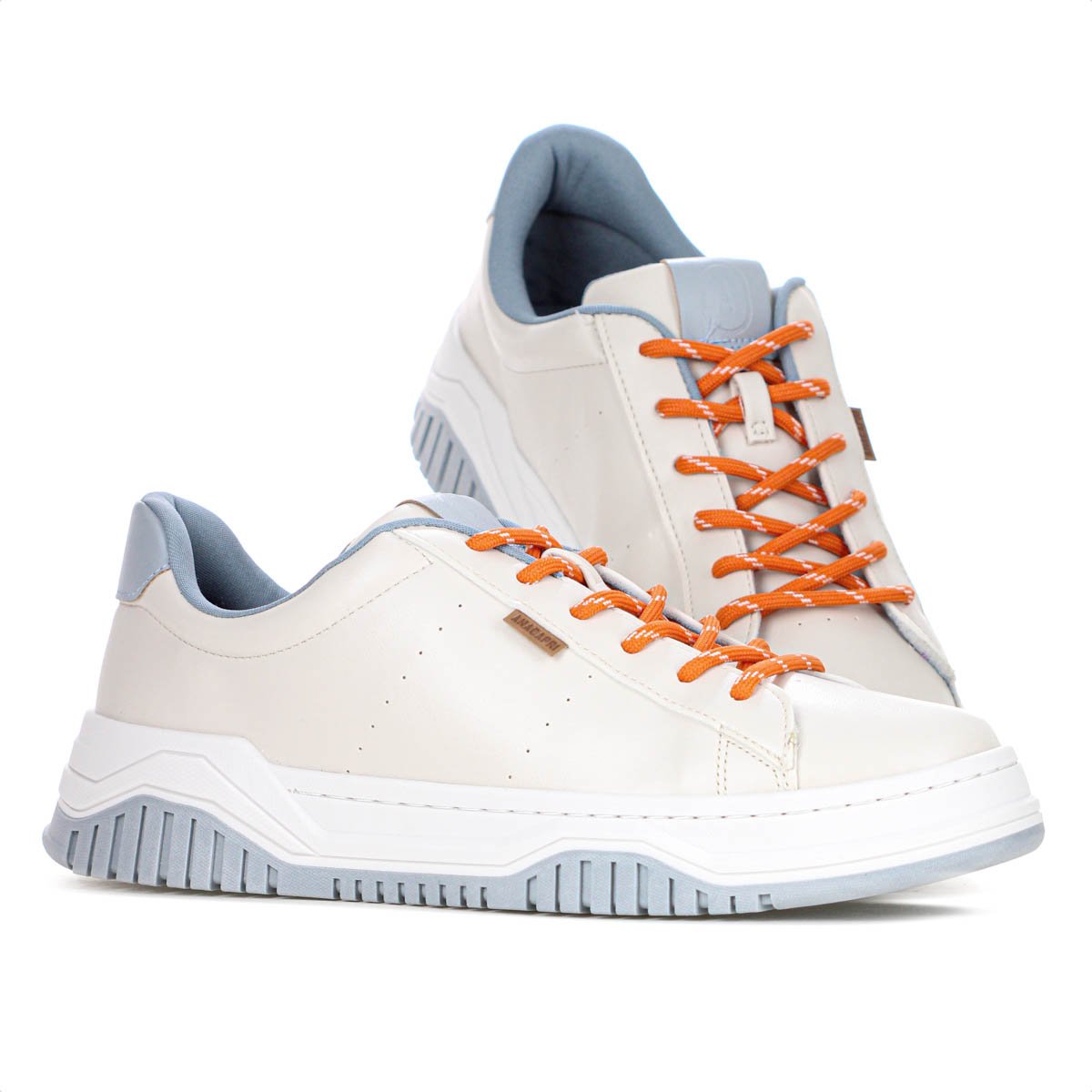 Tenis Anacapri  Alana Creme e Azul - Feminino Bege 2