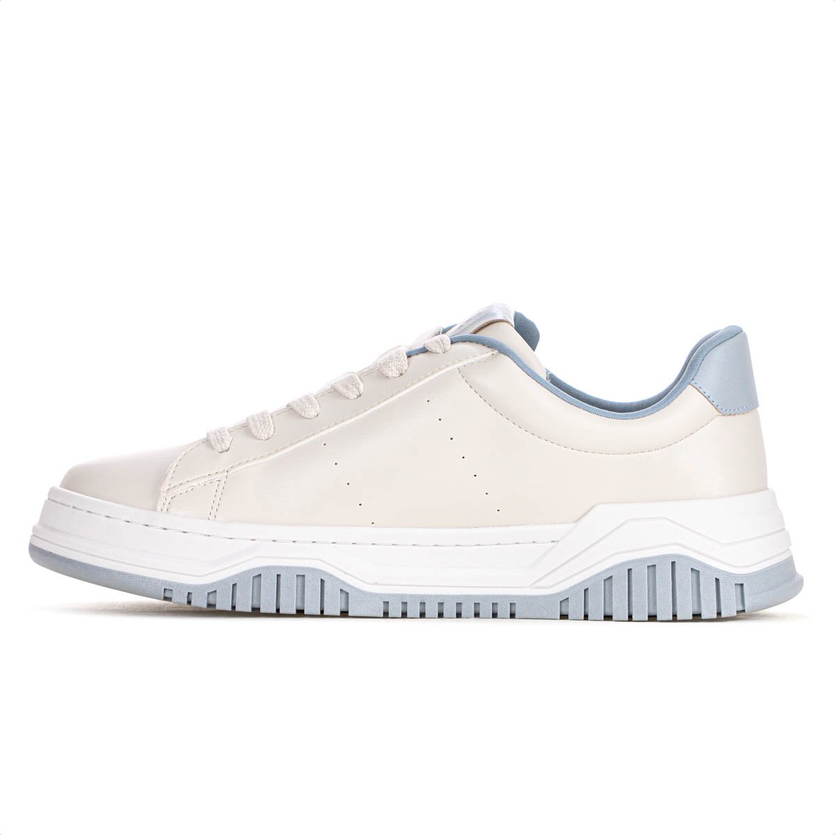 Tenis Anacapri  Alana Creme e Azul - Feminino Bege 3