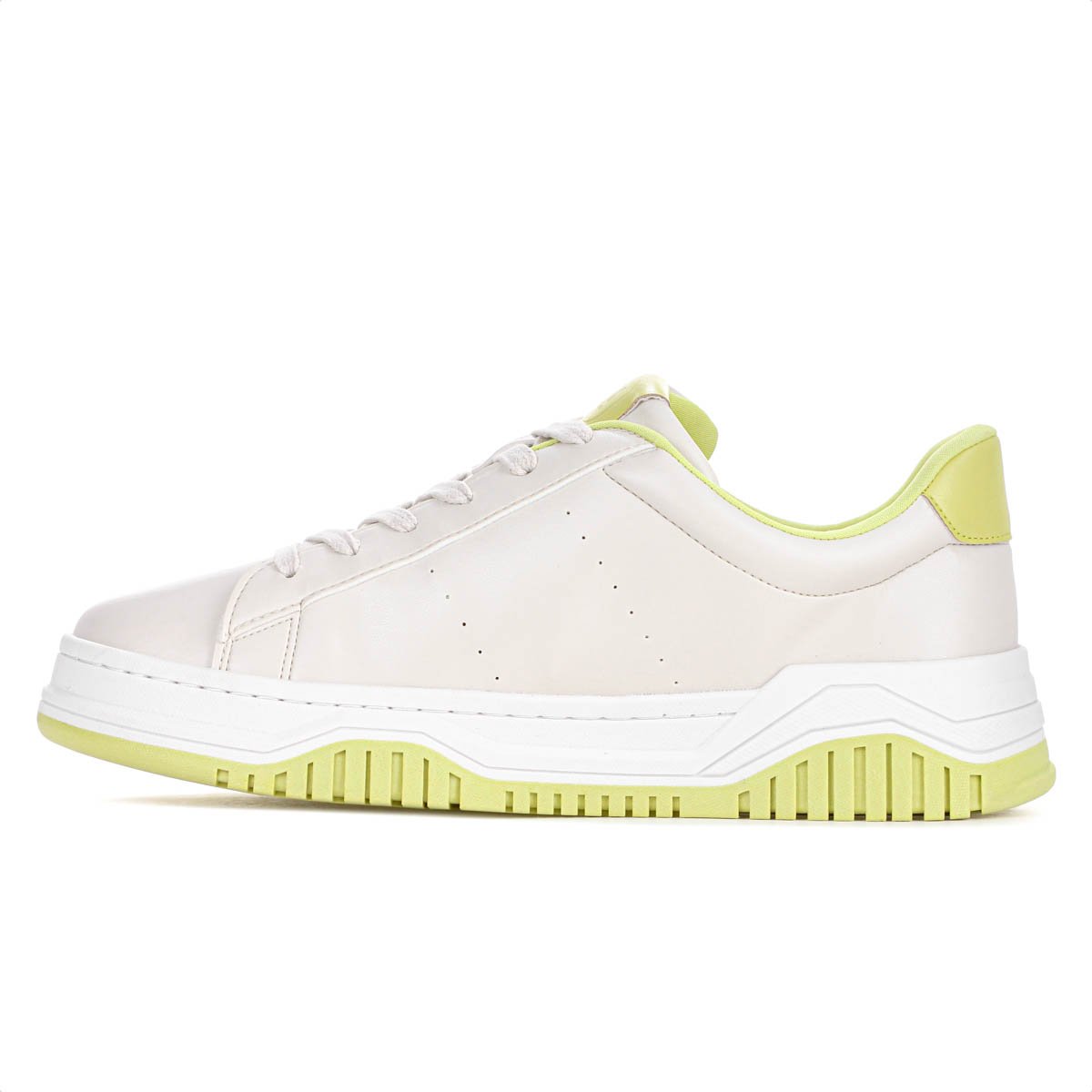 Tenis Anacapri Alana Creme e Verde - Feminino Bege 3