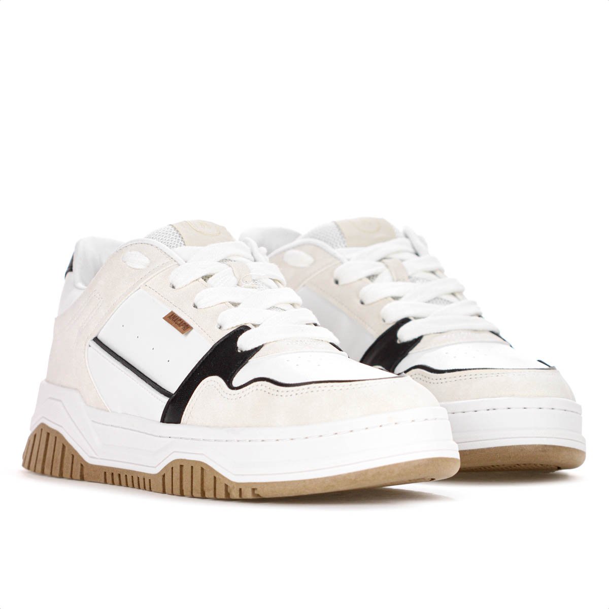 Tenis Anacapri Sofi Virginia Fonseca Branco Preto e Off White - Feminino Branco 3