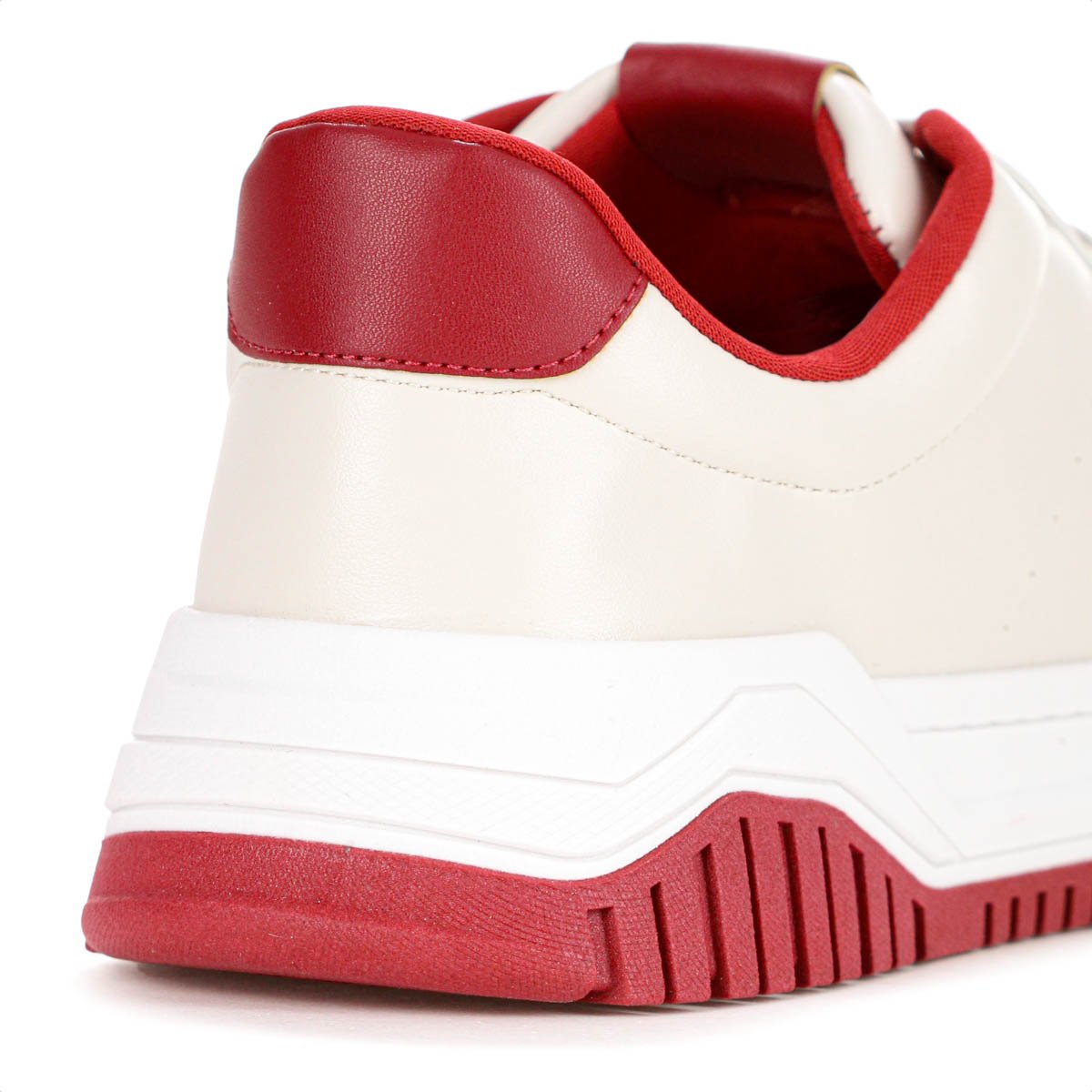 Tenis Anacapri Alana Creme e Vermelho - Feminino Bege 8