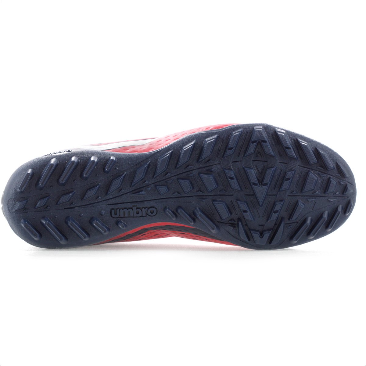 Chuteira Umbro Society Warskin Vermelha e Marinho - Masculina Vermelho 7