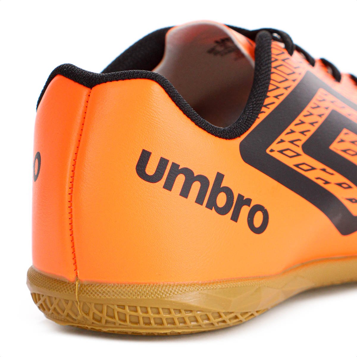 Chuteira Umbro Futsal X Diamond Laranja Fluor e Preto - Masculino Laranja 7