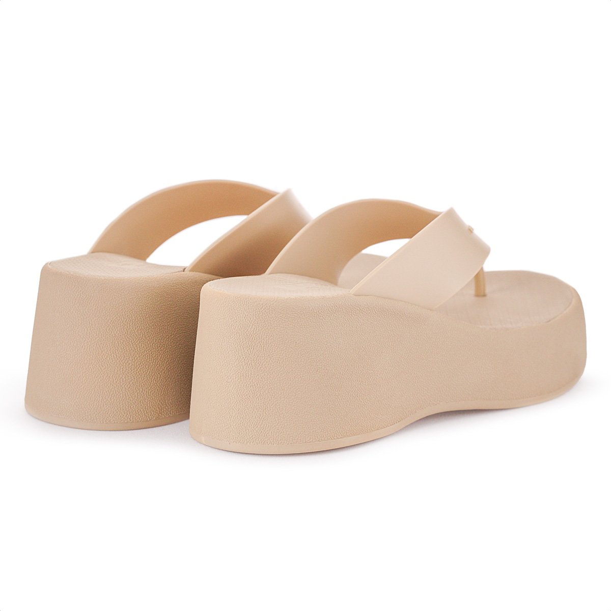 Sandalia Brizza Arezzo  Salto Medio Bege - Feminino Bege 5