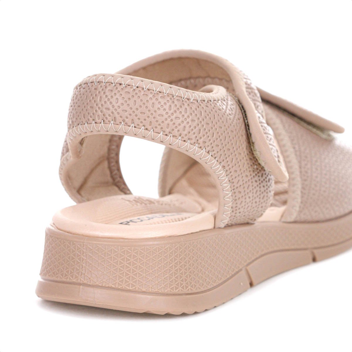 Sandalia Piccadilly Esporao Papete Anabela Bege - Feminino Bege 10