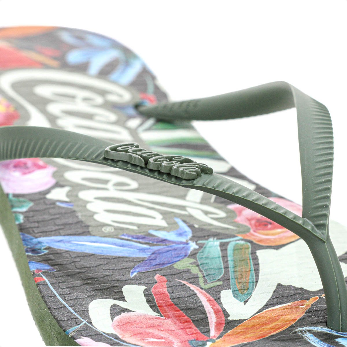 Chinelo Coca Cola Bahai Verde Musgo - Masculino Verde 7