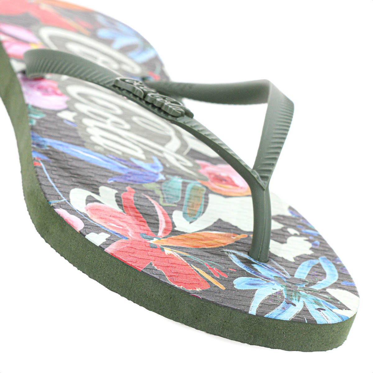 Chinelo Coca Cola Bahai Verde Musgo - Masculino Verde 8