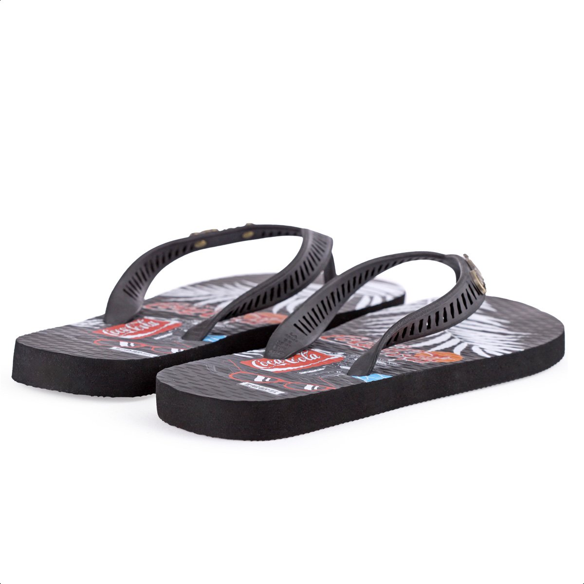Chinelo Coca Cola Crisp Taste Cc3938 Preto - Masculino Preto 6
