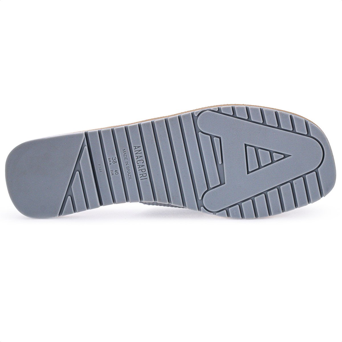 Rasteira Anacapri Tiras Cruzadas Injetada Azul Bebe - Feminino Azul 6