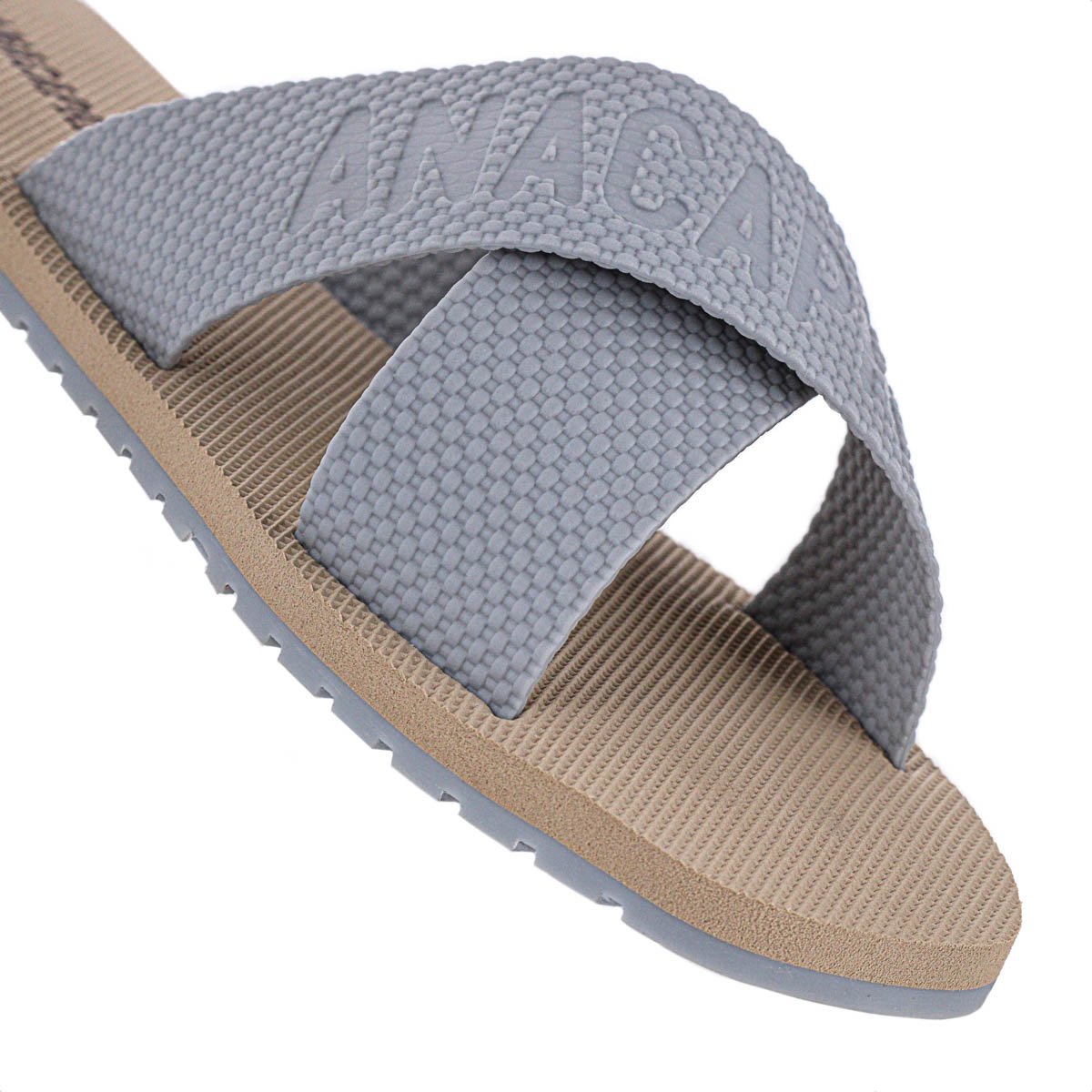 Rasteira Anacapri Tiras Cruzadas Injetada Azul Bebe - Feminino Azul 7