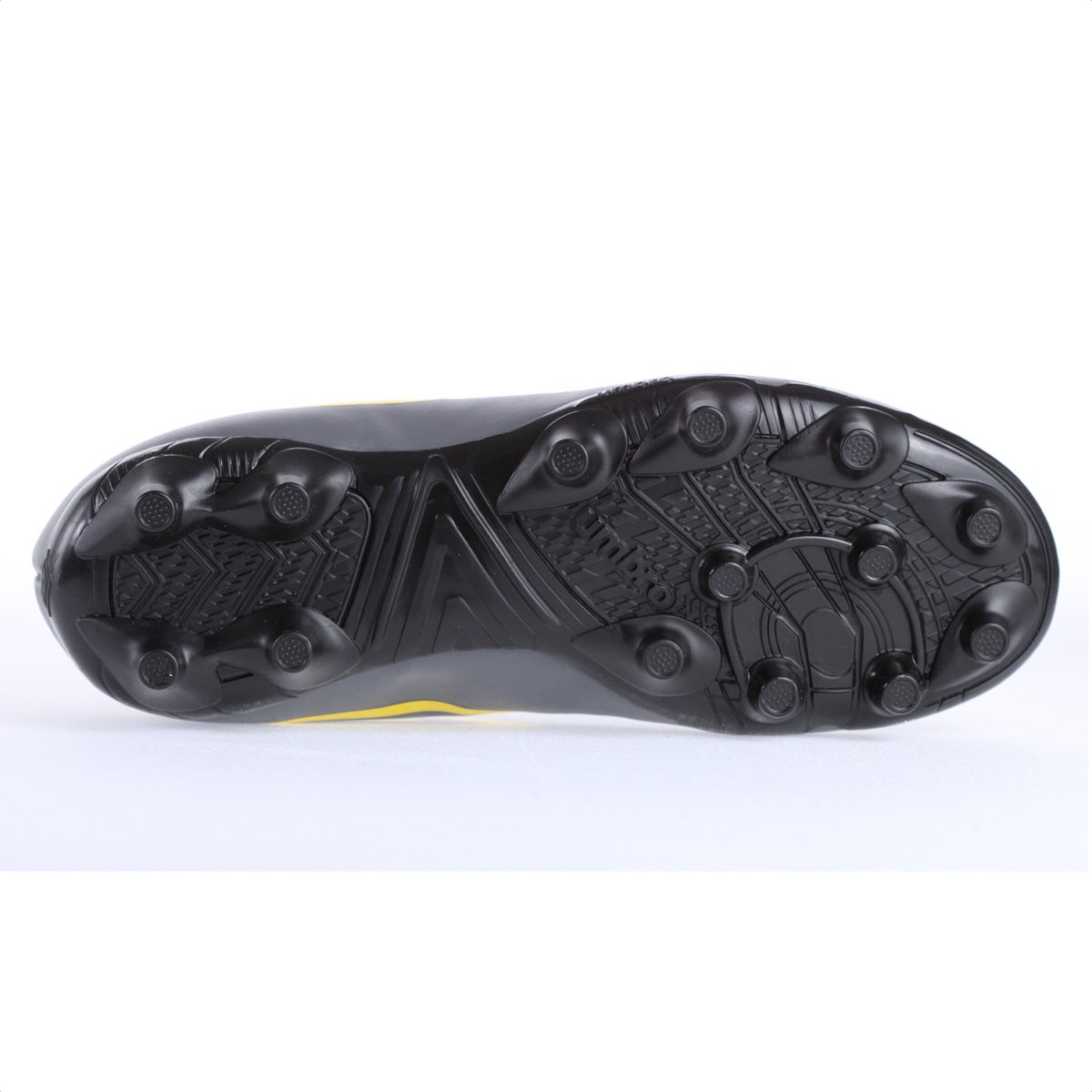 Chuteira Umbro Campo Orbit Jr Cinza Amarelo e Preto - Infantil Cinza 7