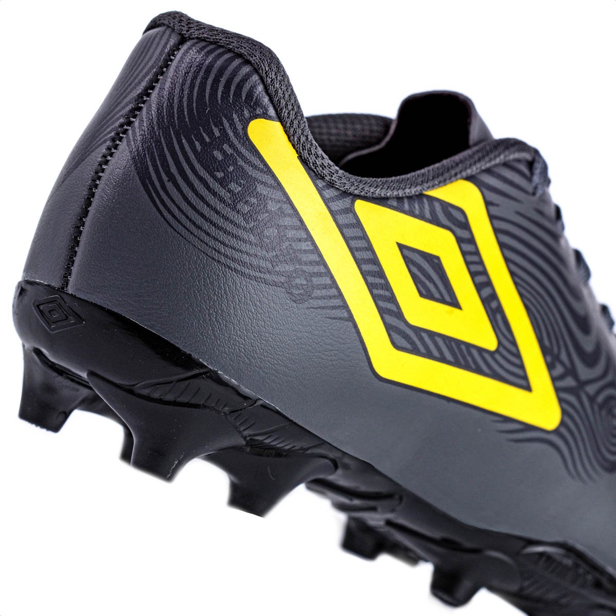 Chuteira Umbro Campo Orbit Jr Cinza Amarelo e Preto - Infantil Cinza 9