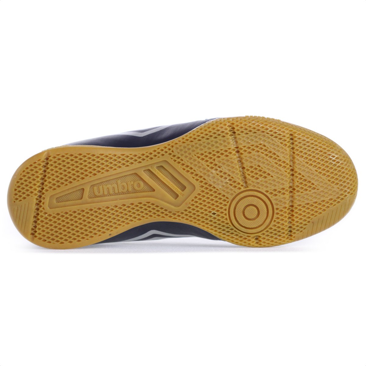 Chuteira Umbro Futsal Class 2.2 JR Azul Escuro e Cinza - Infantil Azul Escuro 6