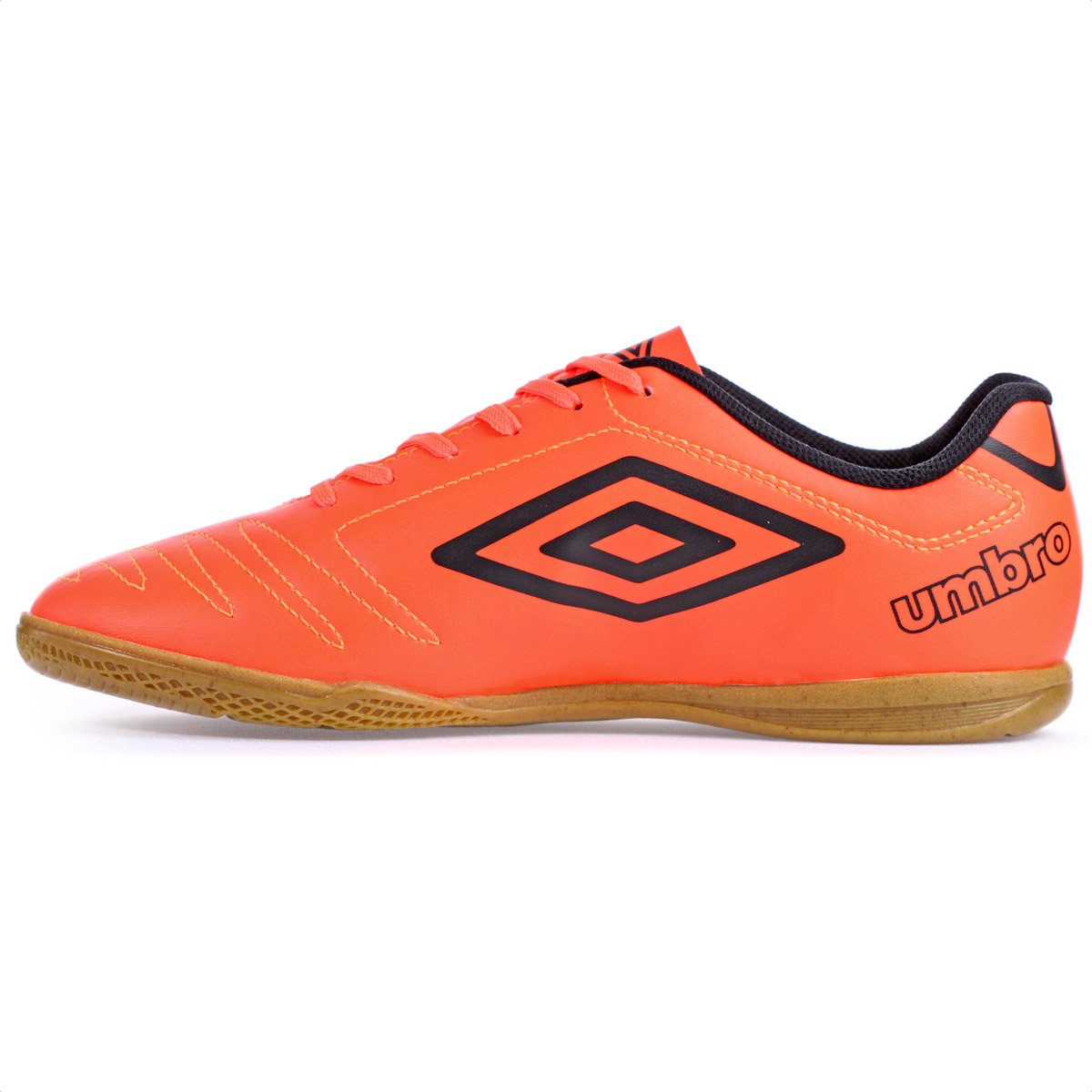 Chuteira Umbro Futsal Class Coral e Preto - Masculino Coral 3