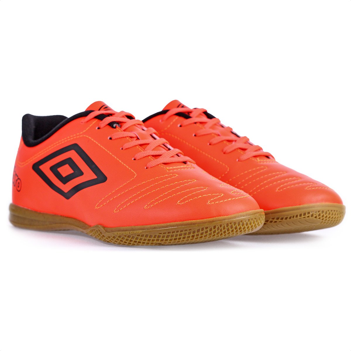 Chuteira Umbro Futsal Class Coral e Preto - Masculino Coral 4