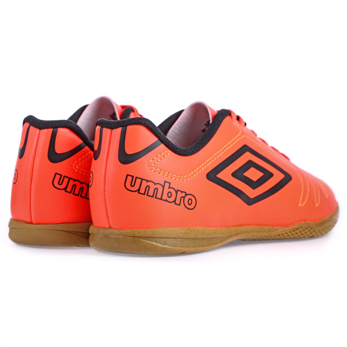 Chuteira Umbro Futsal Class Coral e Preto - Masculino Coral 5