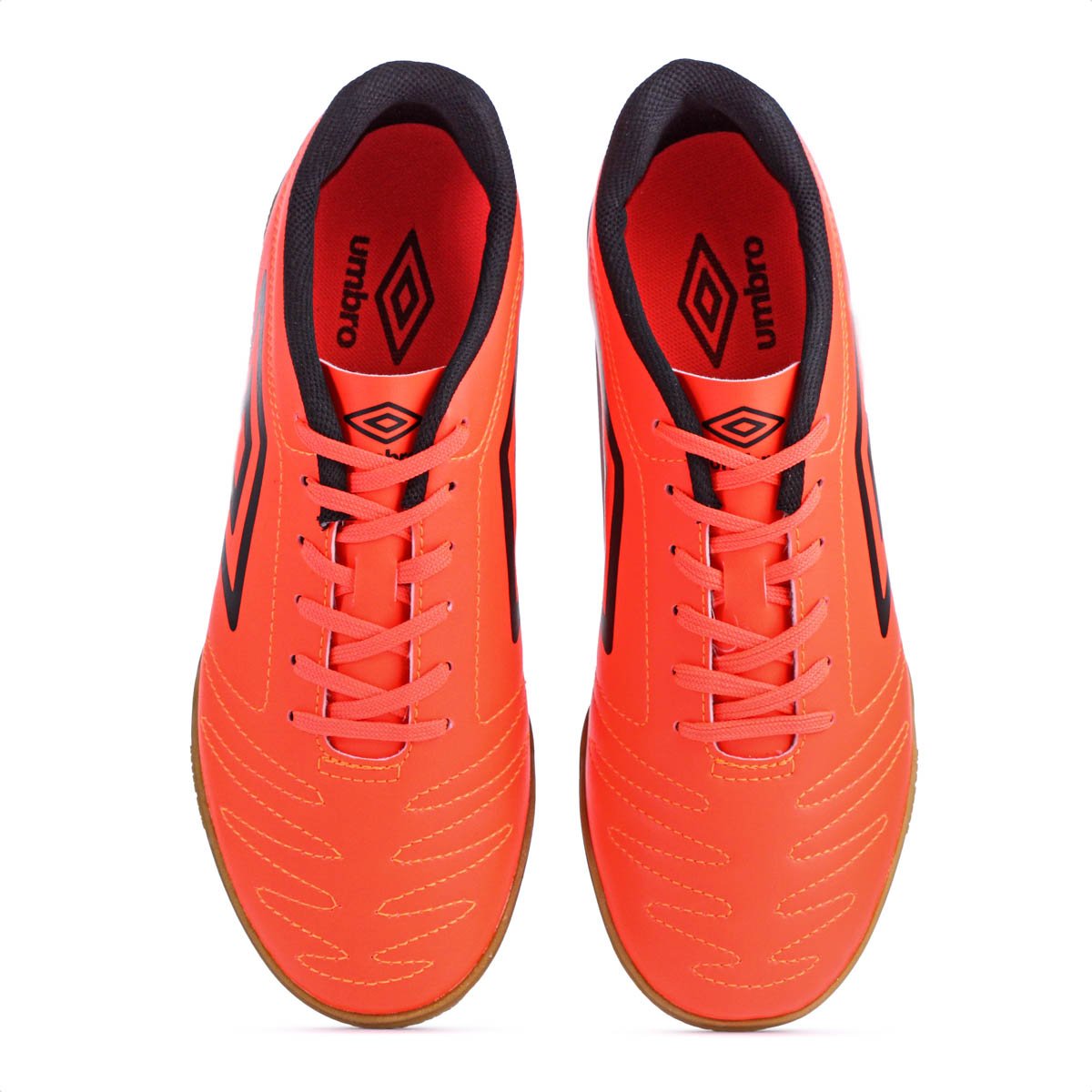 Chuteira Umbro Futsal Class Coral e Preto - Masculino Coral 6
